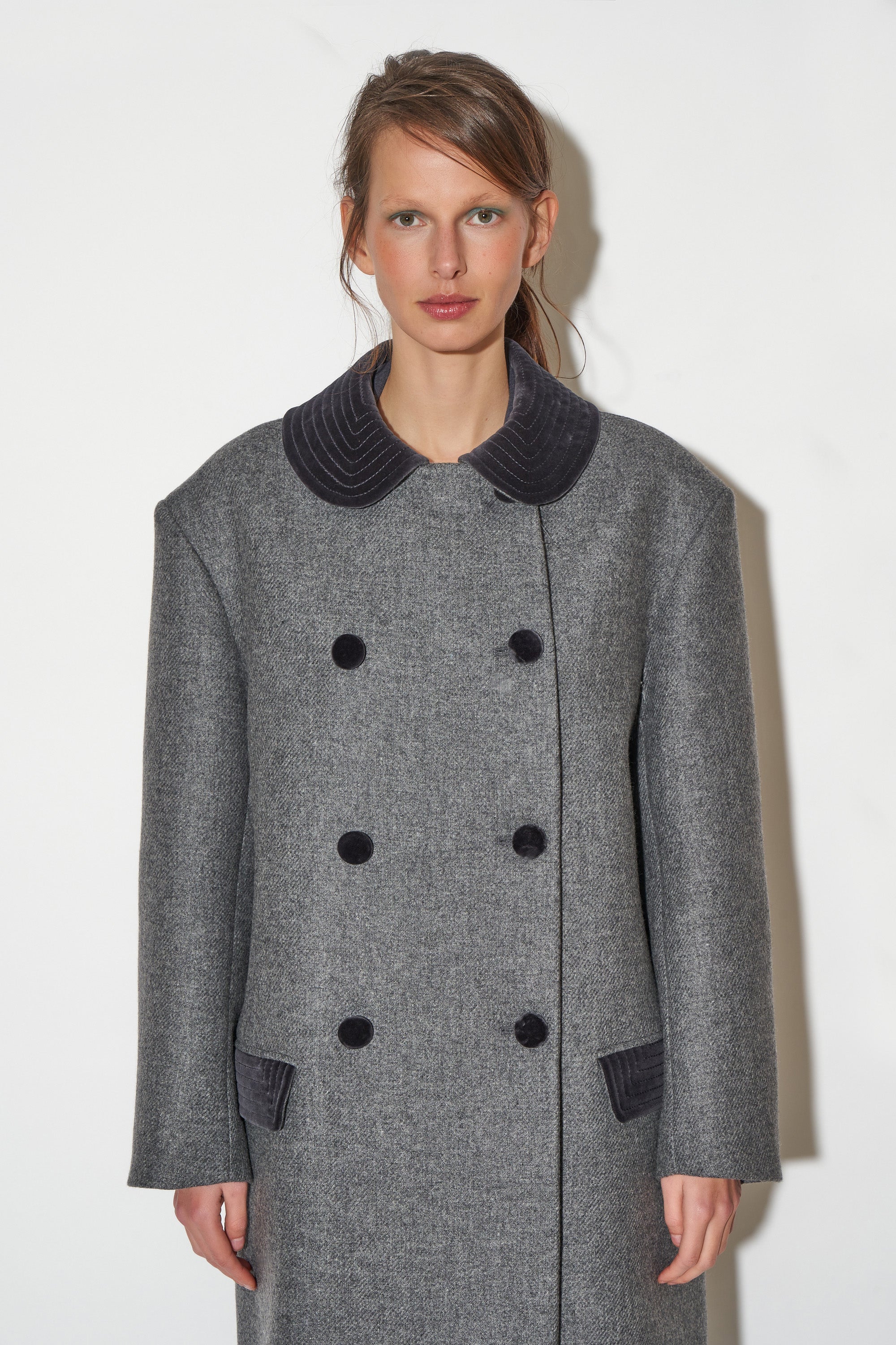 LIT selling Oversized Wool-Cashmere Jacket