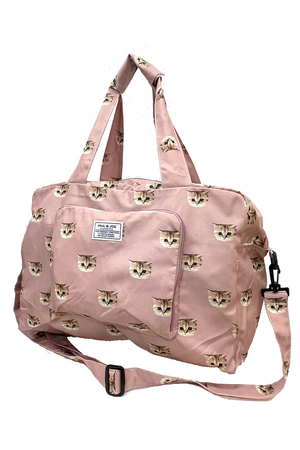 Large pink Nounette travel bag