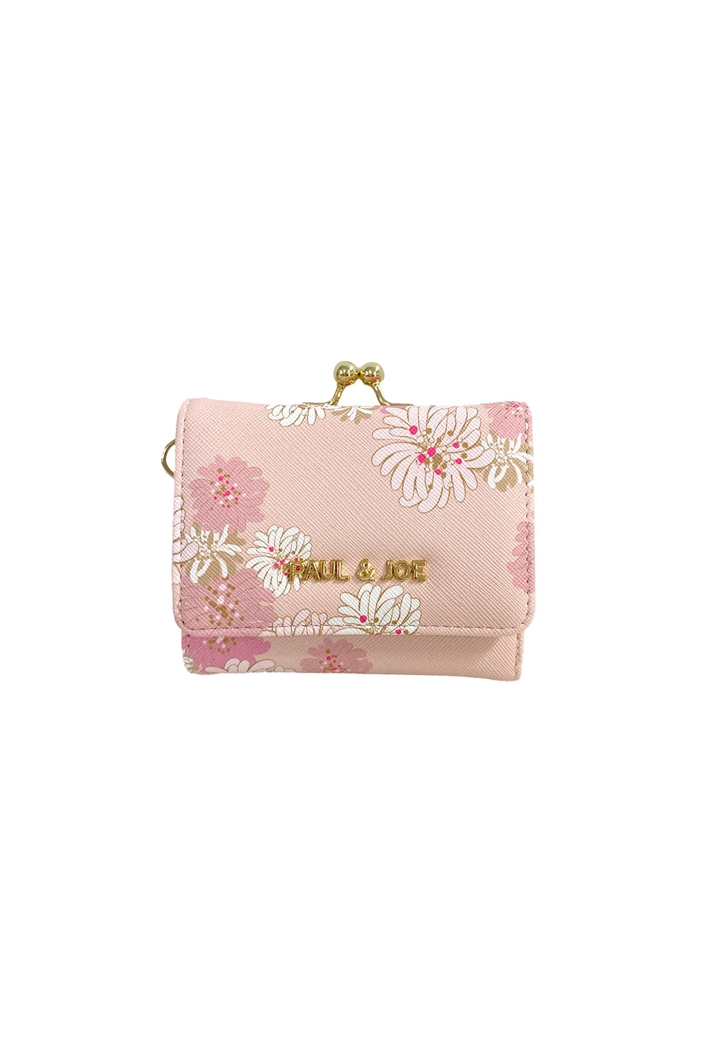 Small floral print purse with a slight glitter - Main Image