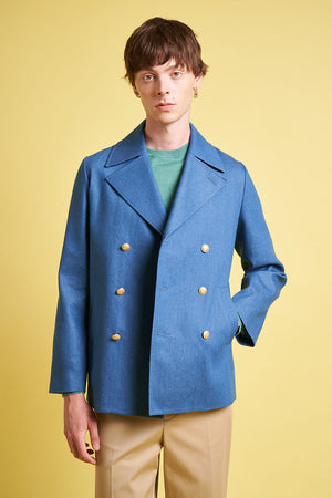 Two-tone denim jacket