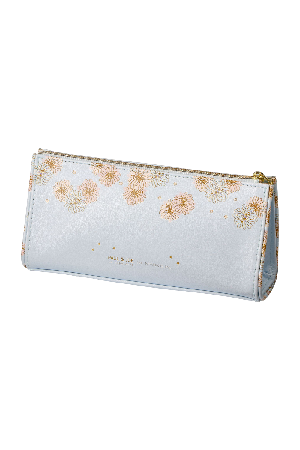 White and on sale gold pencil case