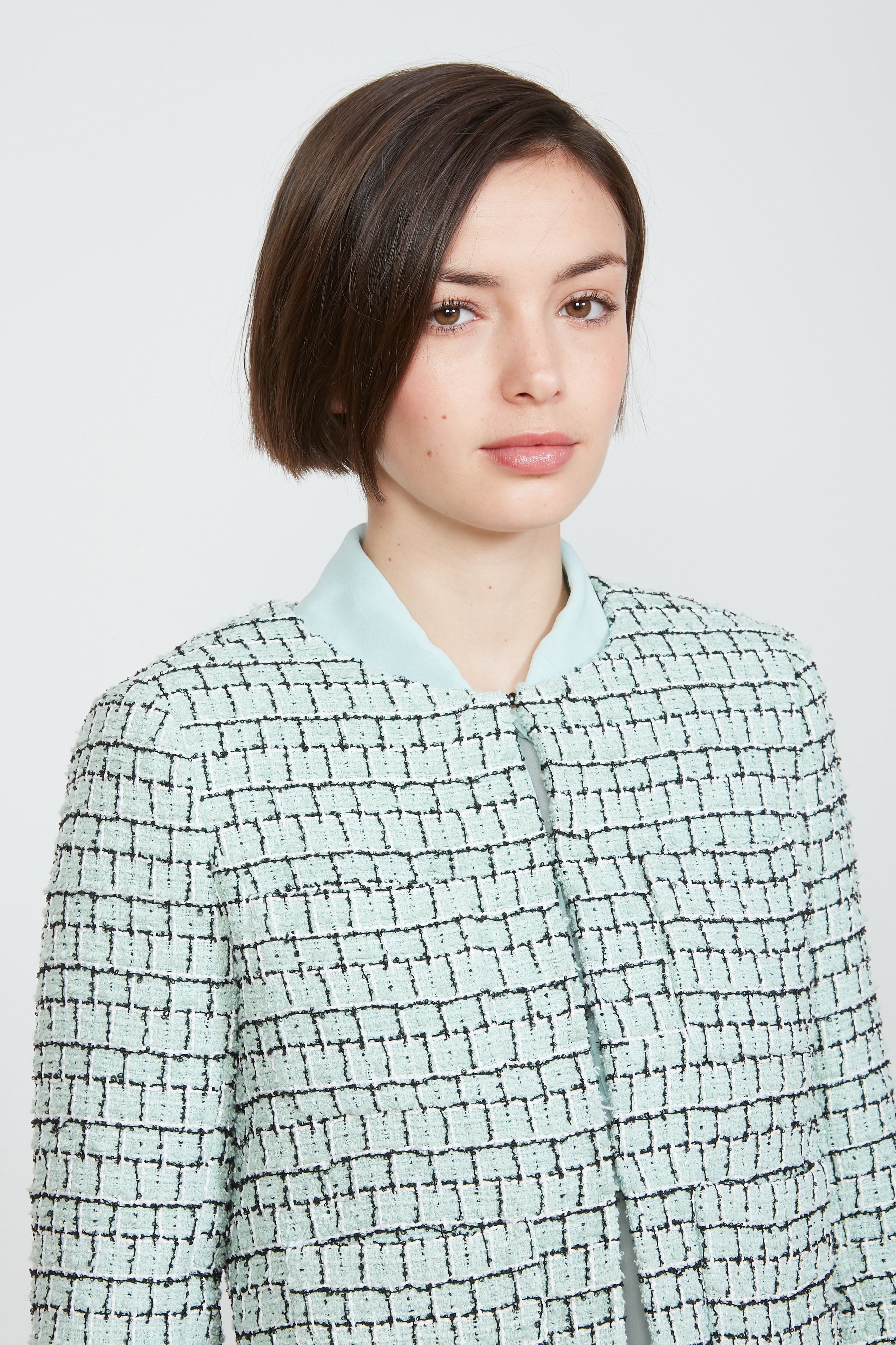 Lurex Tweed Tapered Box Top - Ready to Wear