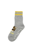 Chaussettes antidérapantes à motif Nounette sur le devant gris