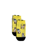 Chaussettes basses motif chats