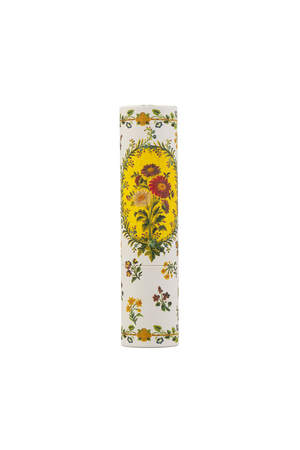 Etui à rouge à lèvres blanc floral