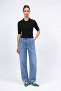 Pull court en cachemire