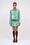 Embroidered wool skirt