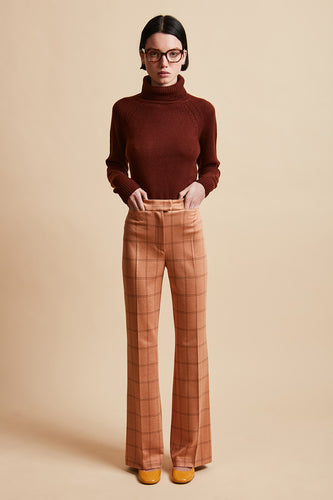 Pantalon en jersey jacquard