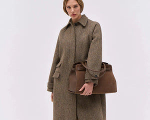Grand sac Mathilde en cuir suède
