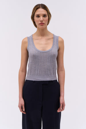 Merino wool tank top