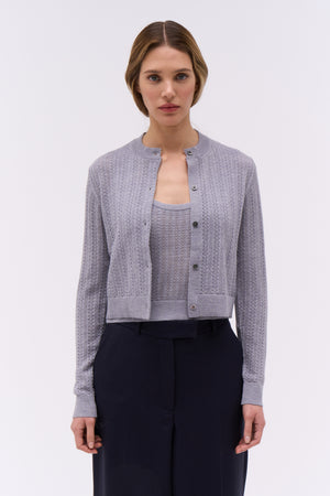 Merino wool cardigan