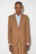 Jacket in virgin wool gabardine