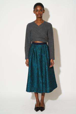 3D jacquard skirt