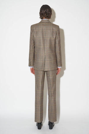 Houndstooth wool jacket