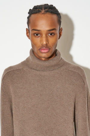 Cashmere Turtleneck Knitted Sweater