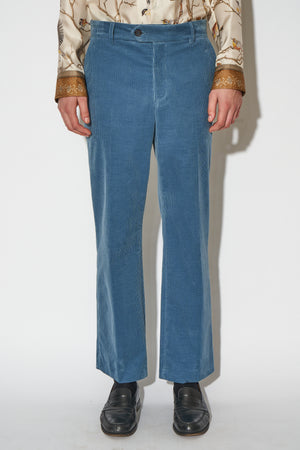 Corduroy straight pants