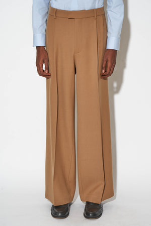 Virgin wool gabardine trousers