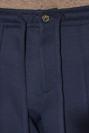 Straight cut smooth velvet pants