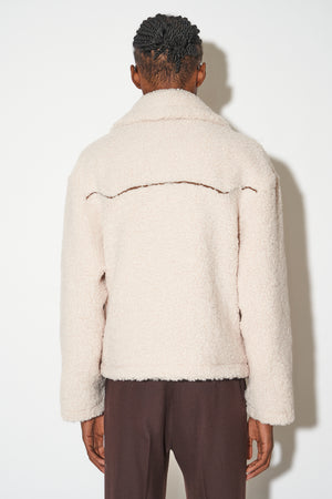 Veste en shearling fausse fourrure