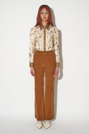 Boyish corduroy pants