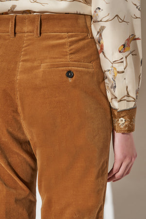 Boyish corduroy pants