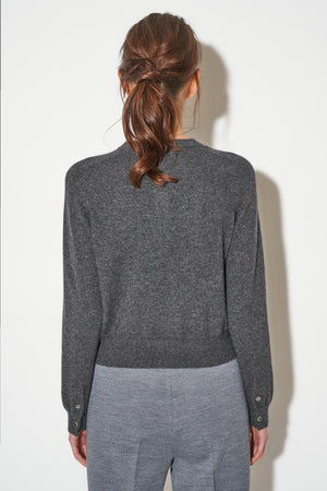 Button Front Cashmere Sweater