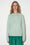 Oversized long sleeve crew neck cashmere sweater