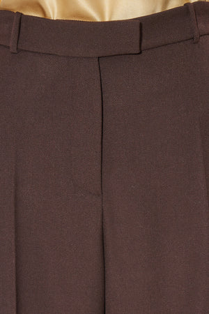 Virgin wool gabardine trousers