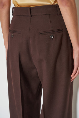 Virgin wool gabardine trousers