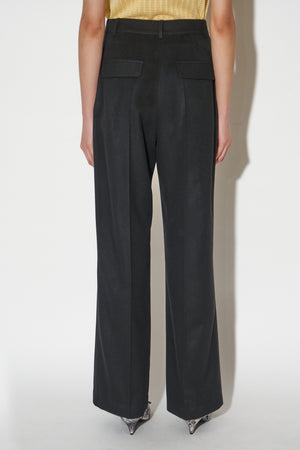 Straight cut cashmere pants