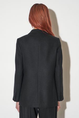 Cashmere straight-cut jacket