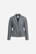 Veste tailleur en laine vierge prince de galles
