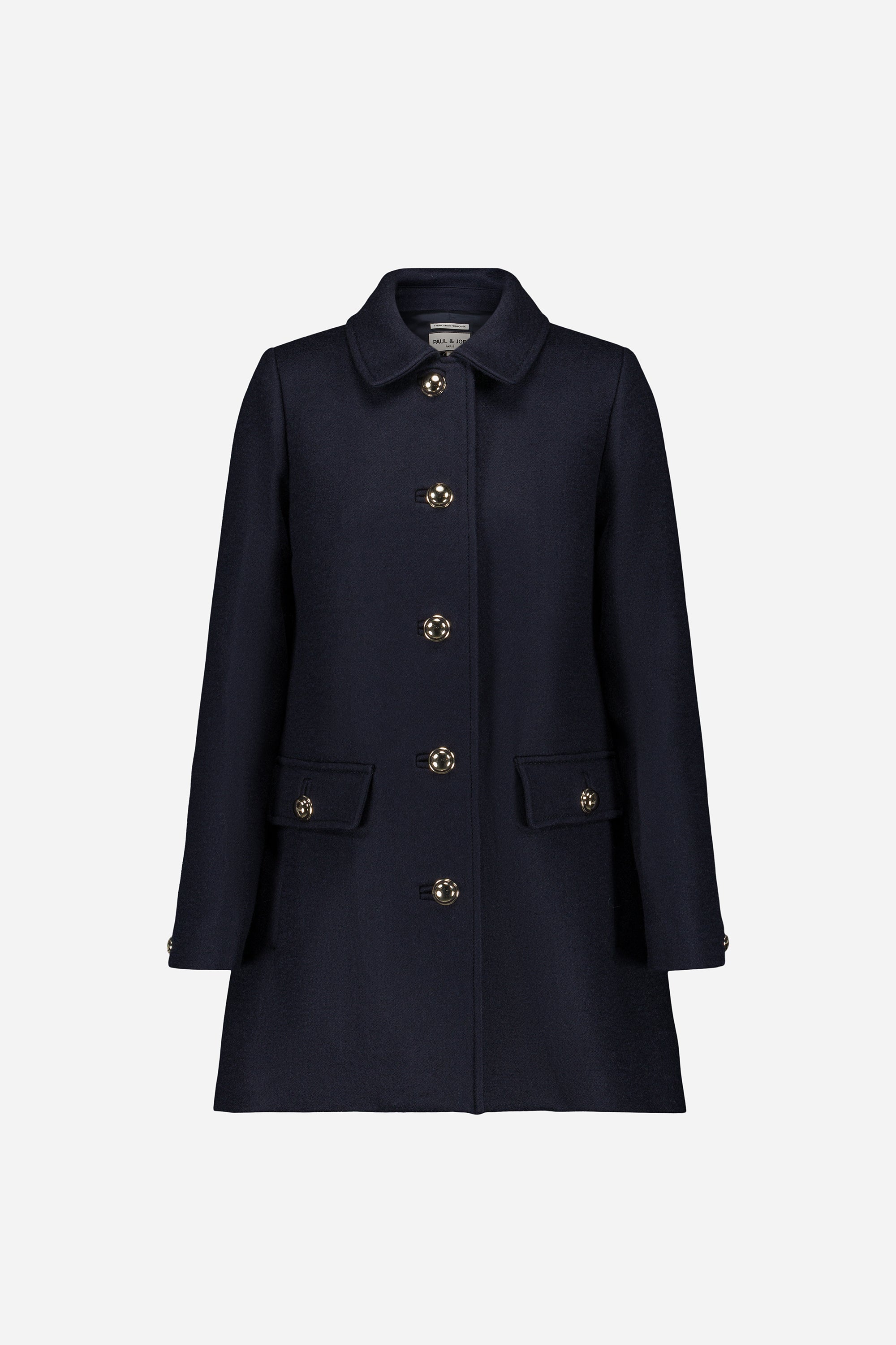 3/4 length woolen cloth coat