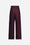 Pleated wool canvas pants