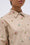 Embroidered cotton poplin shirt with floral pattern
