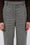 Pantalon en mohair mélangé vichy noir et blanc