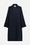 Long wool twill coat