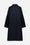 Long wool twill coat