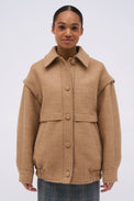 Short woolen jacket
