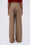 Cady wool pleated pants