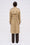 Long trench coat with a straight cut