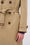 Long trench coat with a straight cut