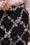 Straight-cut trousers in printed jacquard silk organza