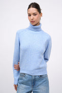 Blended cashmere turtleneck sweater