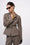 Veste tailleur cintrée en twill de laine