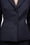 Veste tailleur cintrée en twill de laine