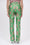 Pantalon droit en jacquard floral français