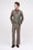 Veste en twill de laine teint en fil