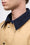 Veste droite en gabardine de coton imperméable