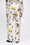 Pantalon à la coupe ample en twill de soie imprimé animalier